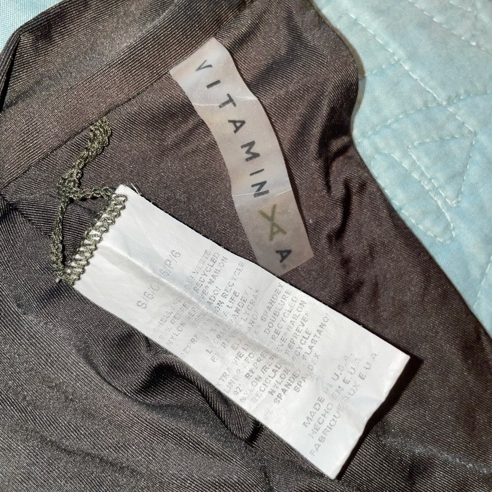 Vitamin A tie around bikini top